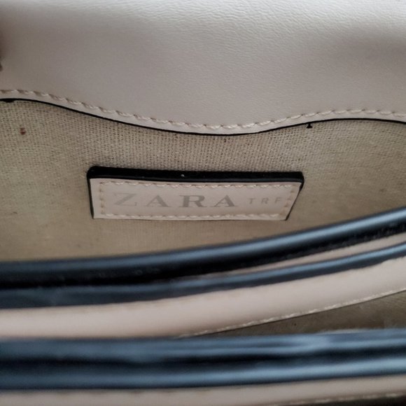 Zara Pink Flower Crossbody Bag - Picture 9 of 9